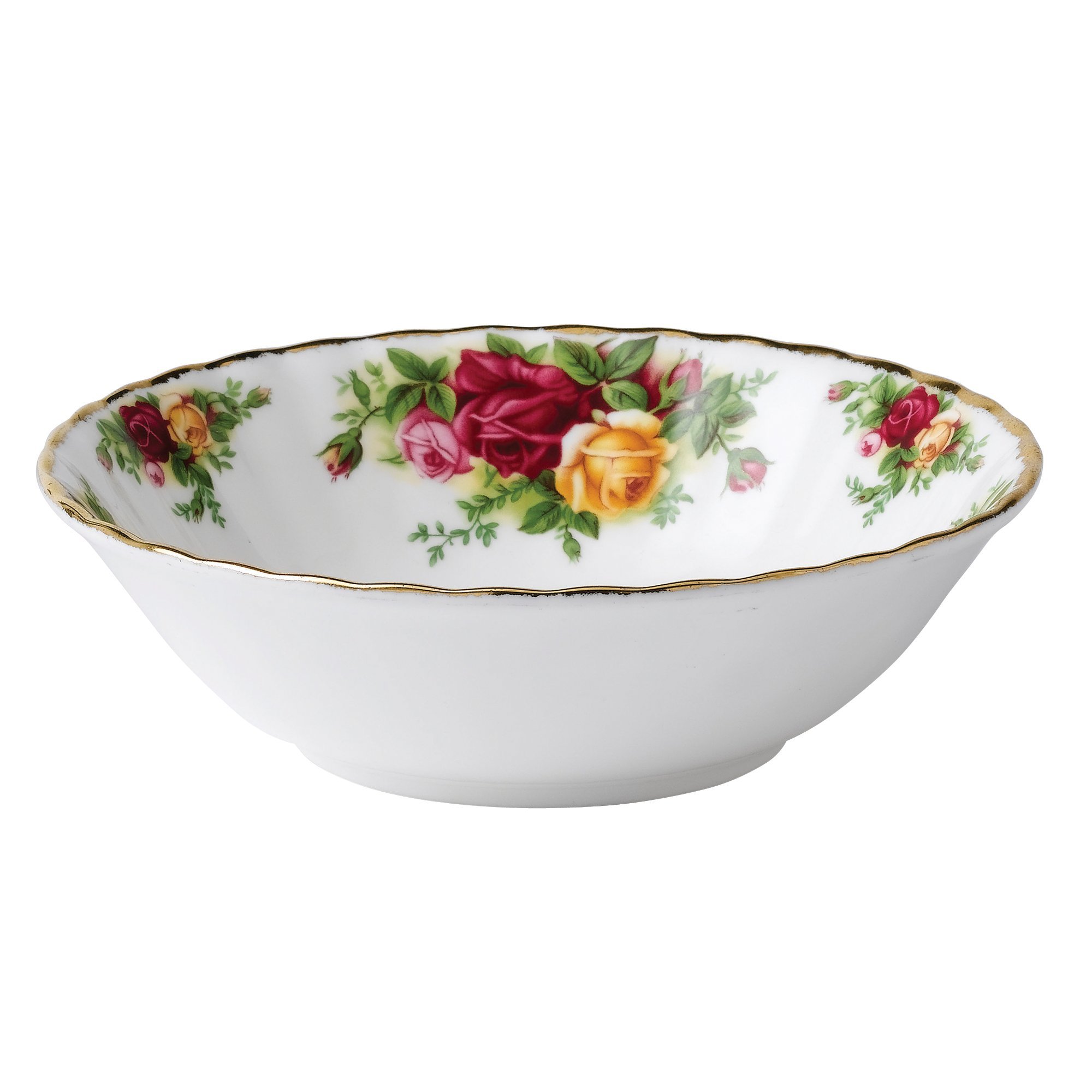   Old Country Roses ボウル 4個 ROYAL ALBERT 8 fl.oz Multicolor Assorted Color Bone China